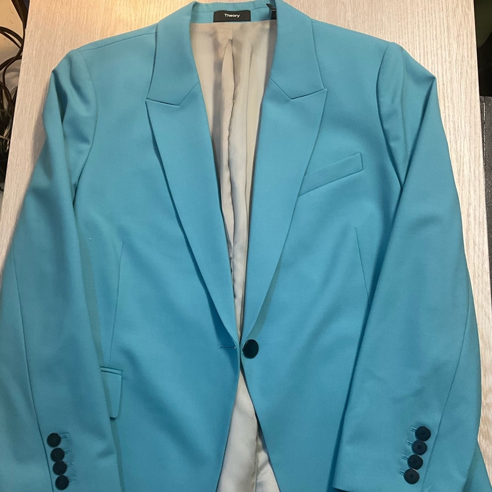 THEORY - Teal blazer